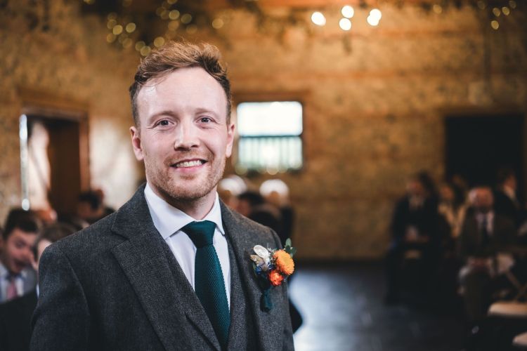 Groom waiting for the bride