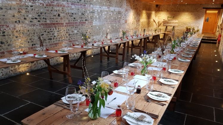 The Gathering Barn dining room